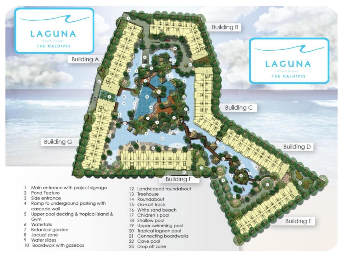Laguna Beach Condo Resort 3 Maldives Pattaya Pool View ลากูน่า บีช คอนโด รีสอร์ต 3 พัทยา Jomtien Exterior foto